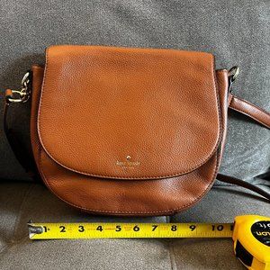 Kate Spade Leather Crossbody Bag- Brown